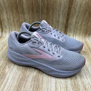 Brooks Adrenaline GTS 24 Women's Size 11 Grey Pink Running Shoes 1204261B019